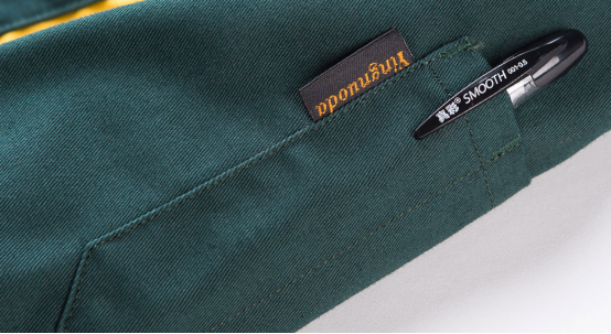 维修工作服的案例之内蒙古兆弘汽车维修(图3) 维修工作服左臂笔袋设计