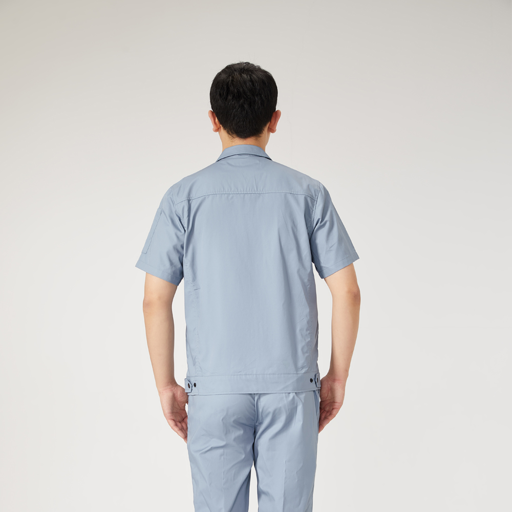 夏季薄款男工作服