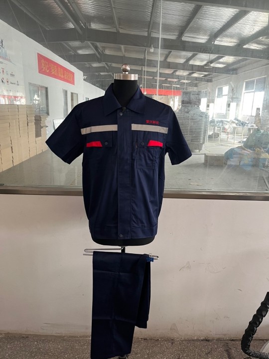 荣兴林化夏季短袖工作服