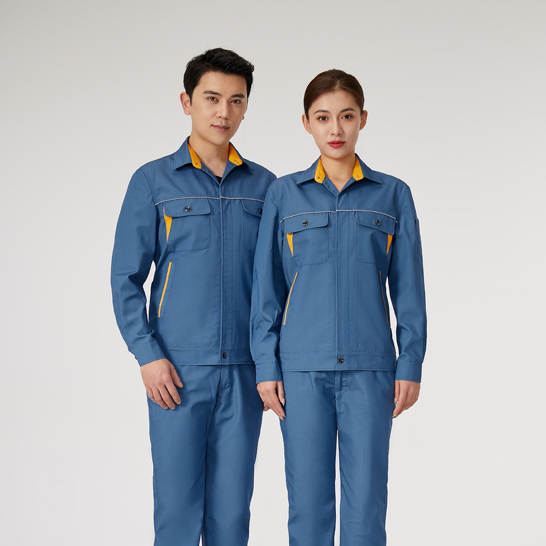 大洋船厂工人专属：抗油污耐磨损工厂工作服，护航造船作业安全