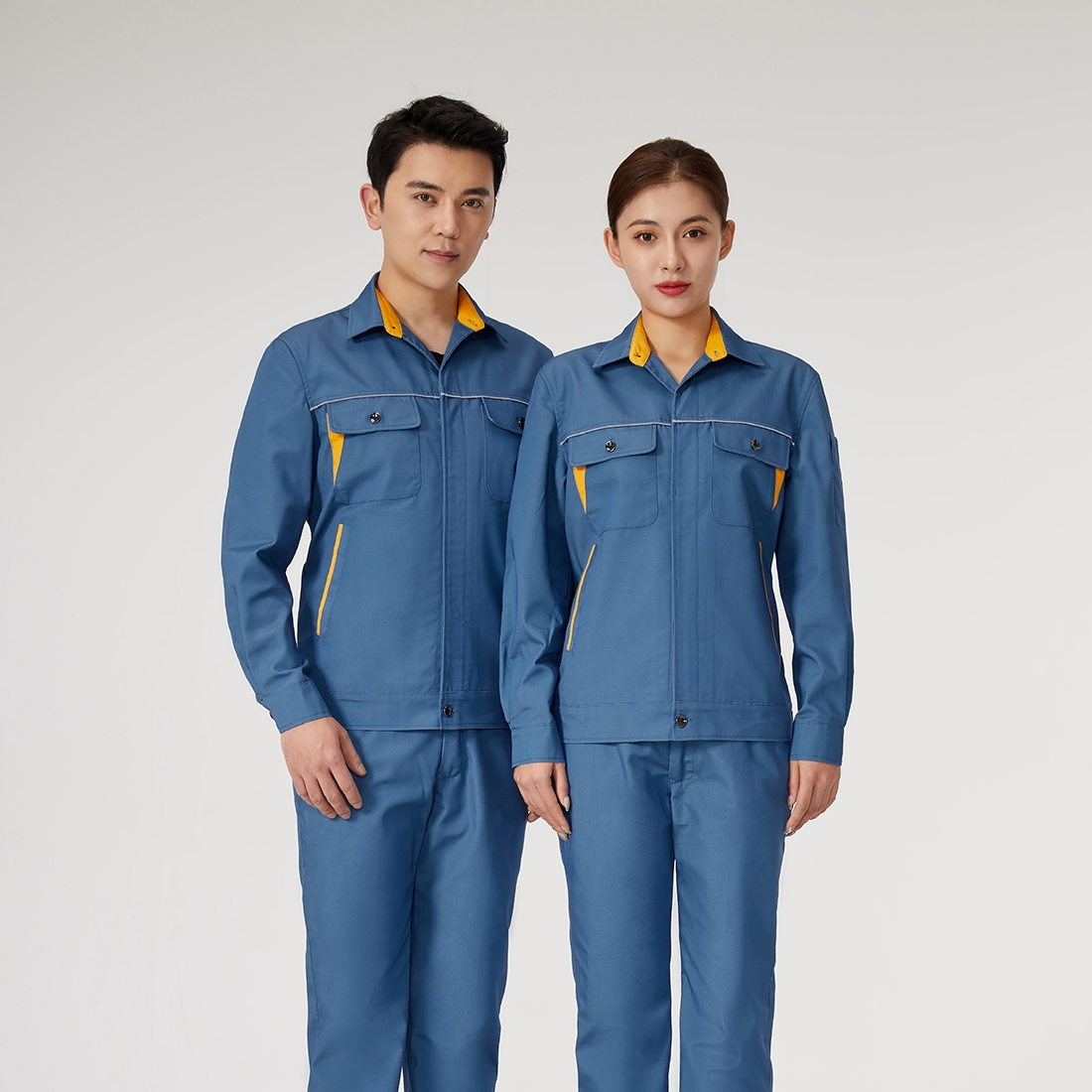 嘉祥工厂定制工作服，品质保障，彰显企业风采